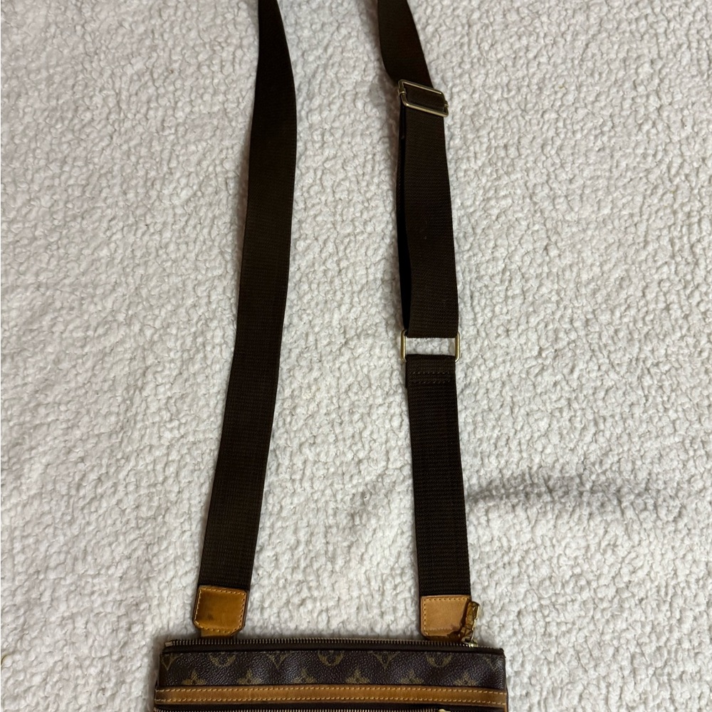 Louis Vuitton Brown Monogram Crossbody Bag - Picture 3 of 11